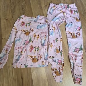 Girls Christmas Pajamas - Pink